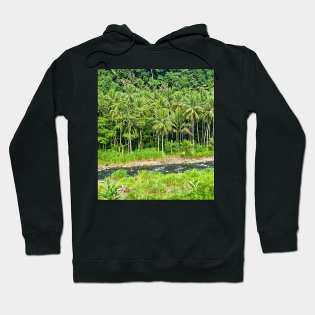 Cahulogan River, Gingoog, Misamis Oriental, Mindanao, Philippines Hoodie by Upbeat Traveler